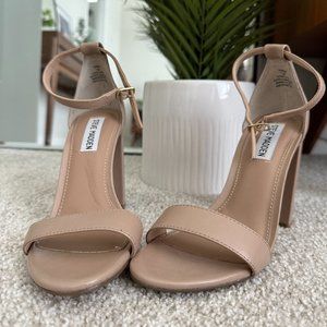Steve Madden Carrson Blush Leather Heels - size 7 1/2